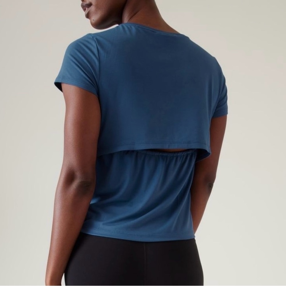 Athleta Air Out Cinch Tee | Size M